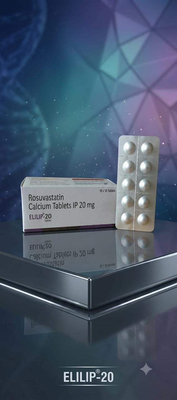 Elilip-20 – Rosuvastatin Calcium Tablets IP 20 mg
